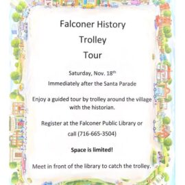 Falconer History Trolley Tour