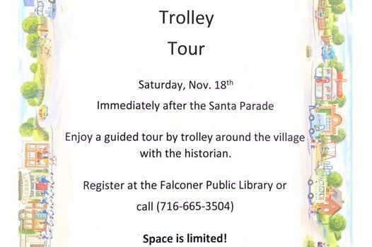 Falconer History Trolley Tour